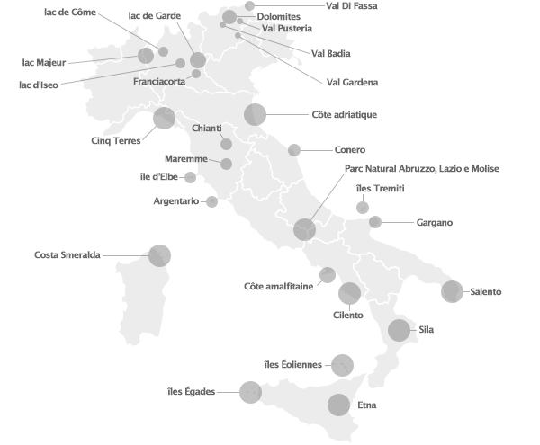 Macrolocalità principali